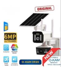 OKAM O-KAM-3920 6MP 4G SOLAR Dual Lens PTZ Camera GUNEŞ PANLLİ SOLAR